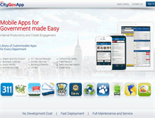 Tablet Screenshot of citygovapp.com